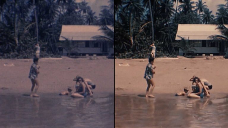 Super 8 Colour Correction Example 1