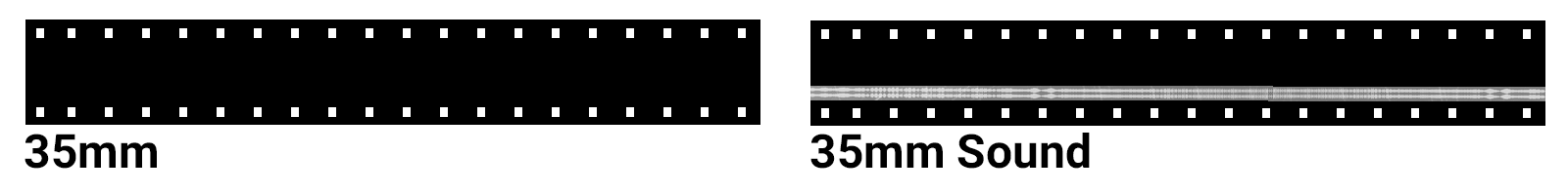 35mm film strip
