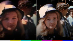 Old VHS transfer vs New film frame scanning