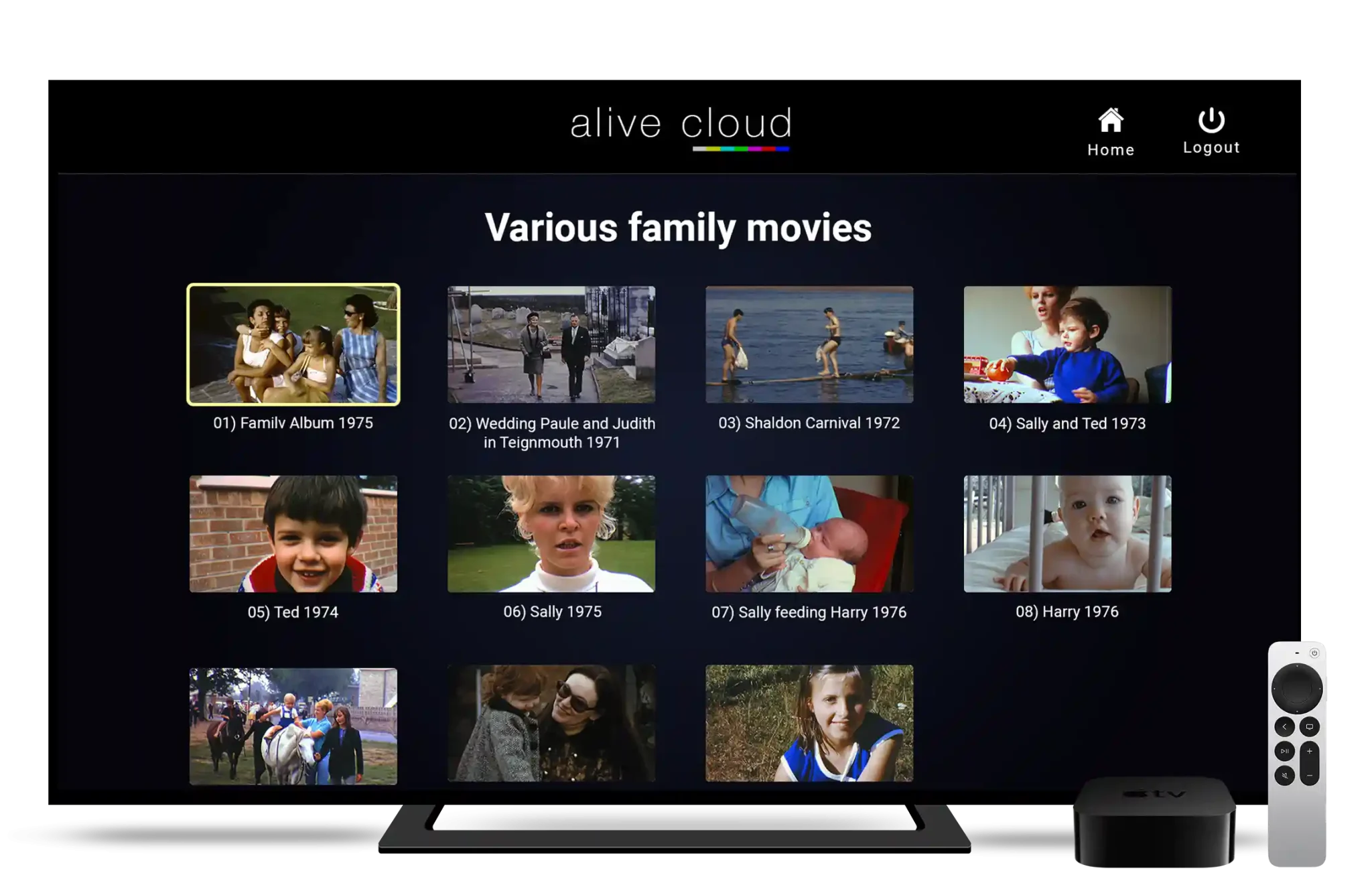 Alive Cloud on Apple TV