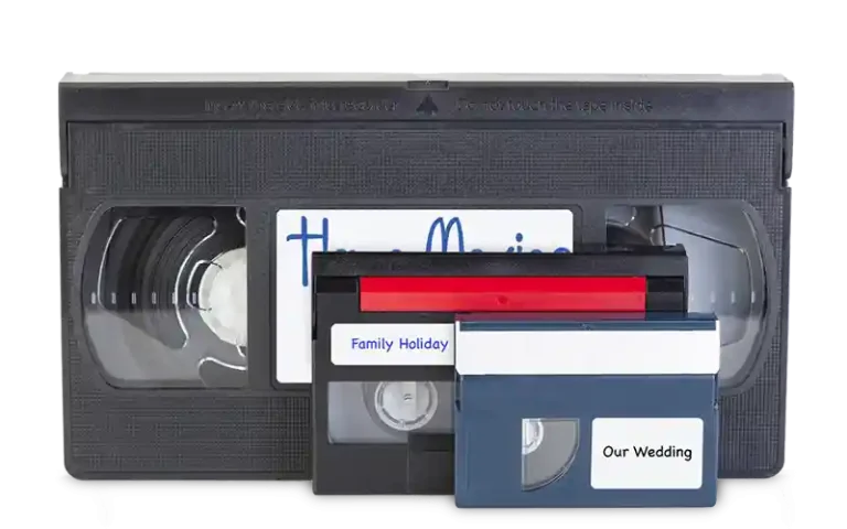 VHS Tape, Video8, MiniDV