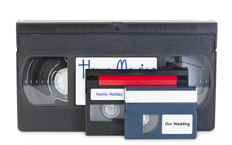 VHS Tape, Video8, MiniDV
